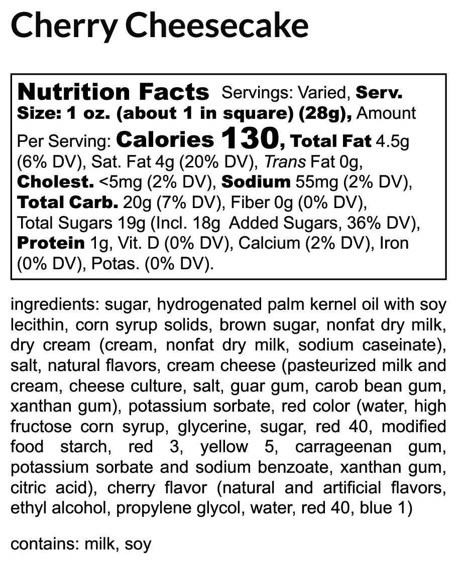 Cherry Cheesecake Fudge