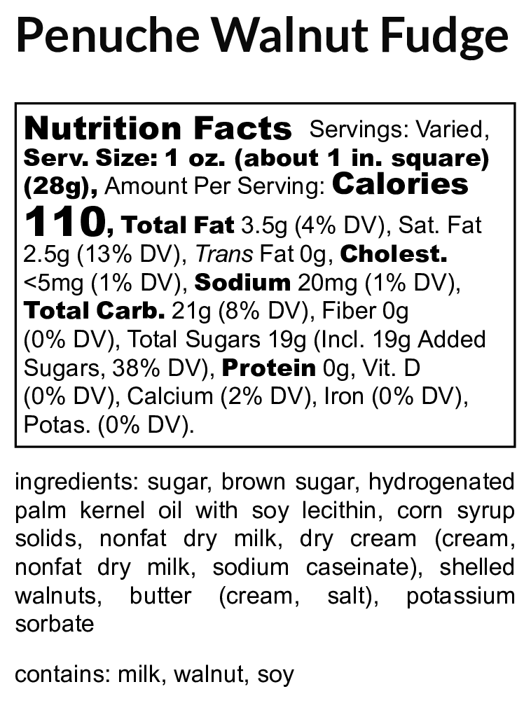 Penuche Walnut Fudge