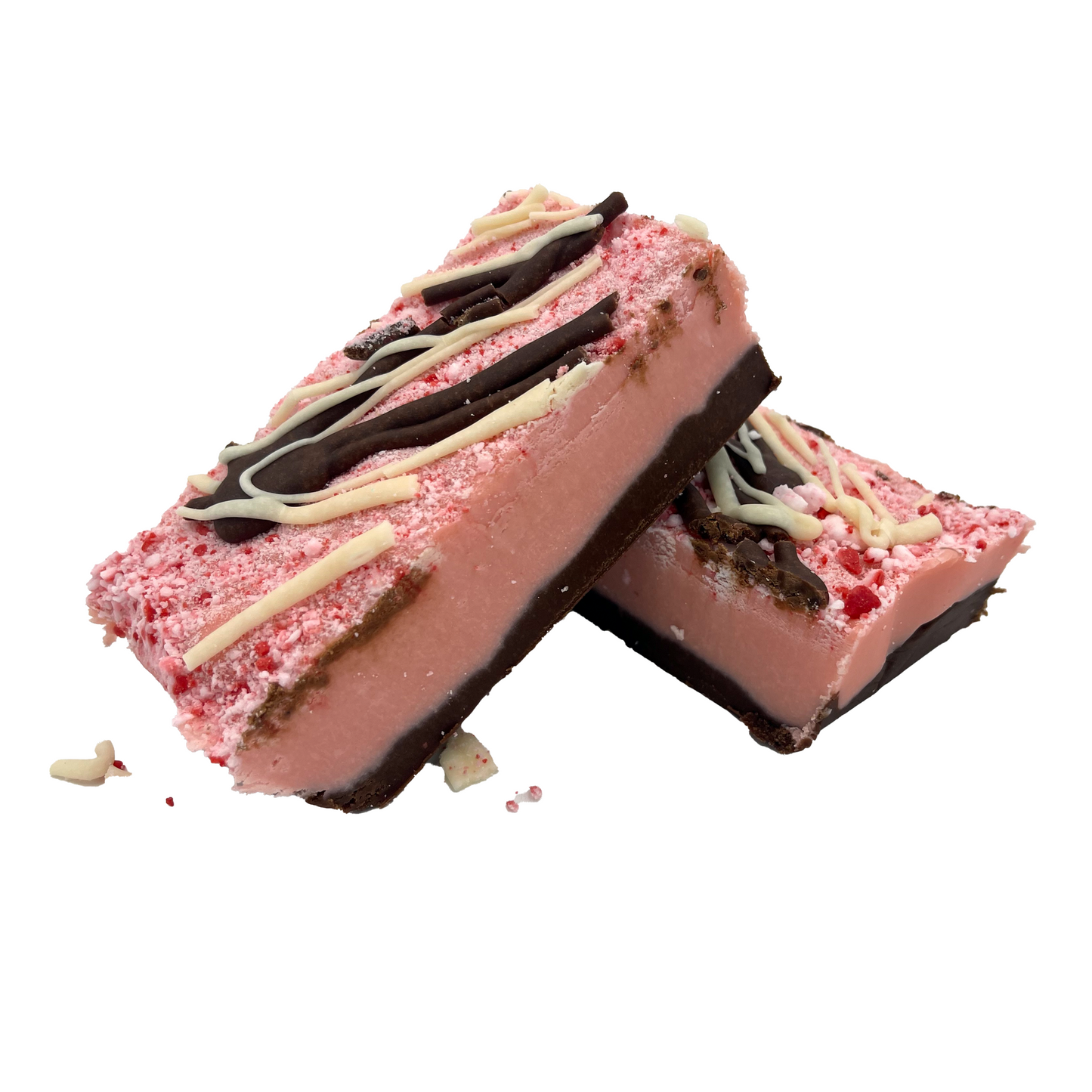 Peppermint Bark Fudge