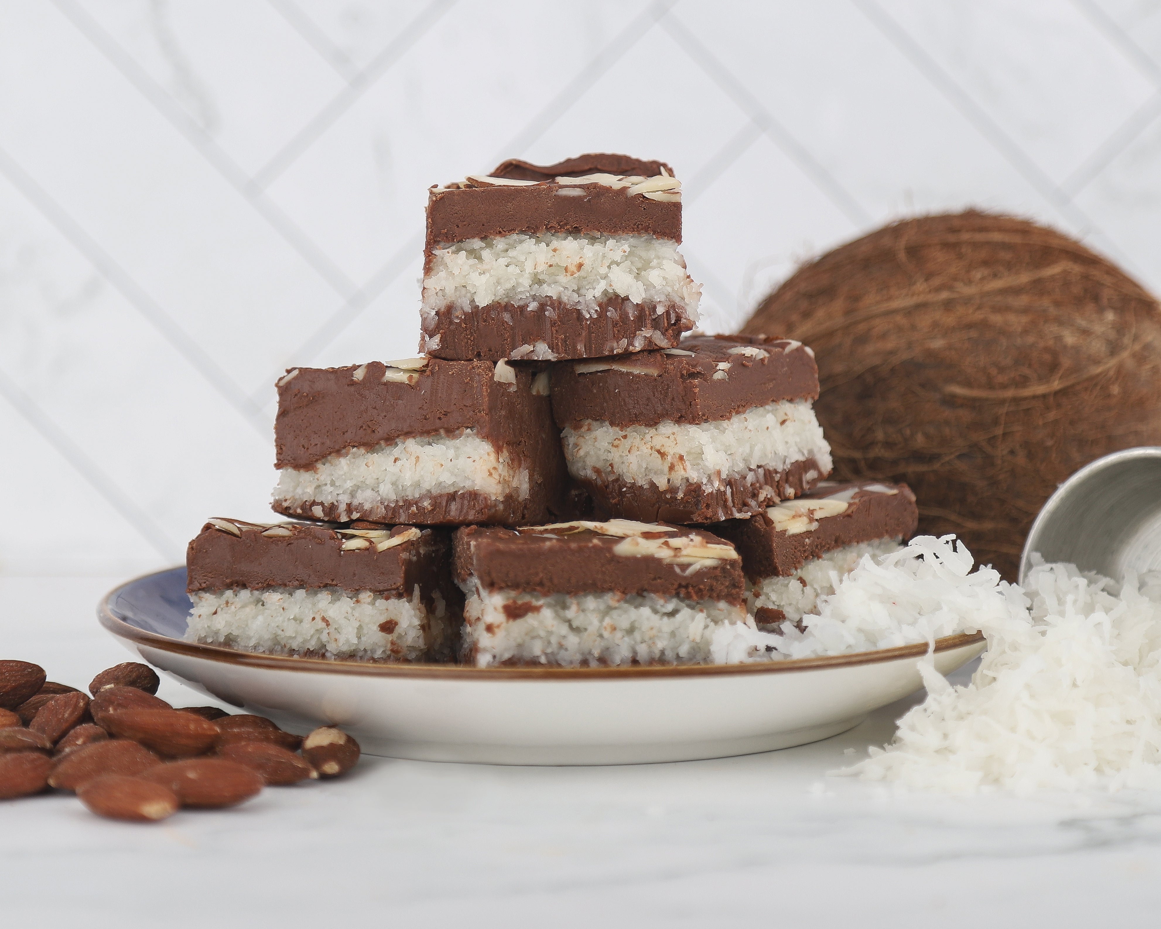 Chocolate Coconut Almond Fudge