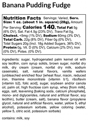 Banana Pudding Fudge extra image