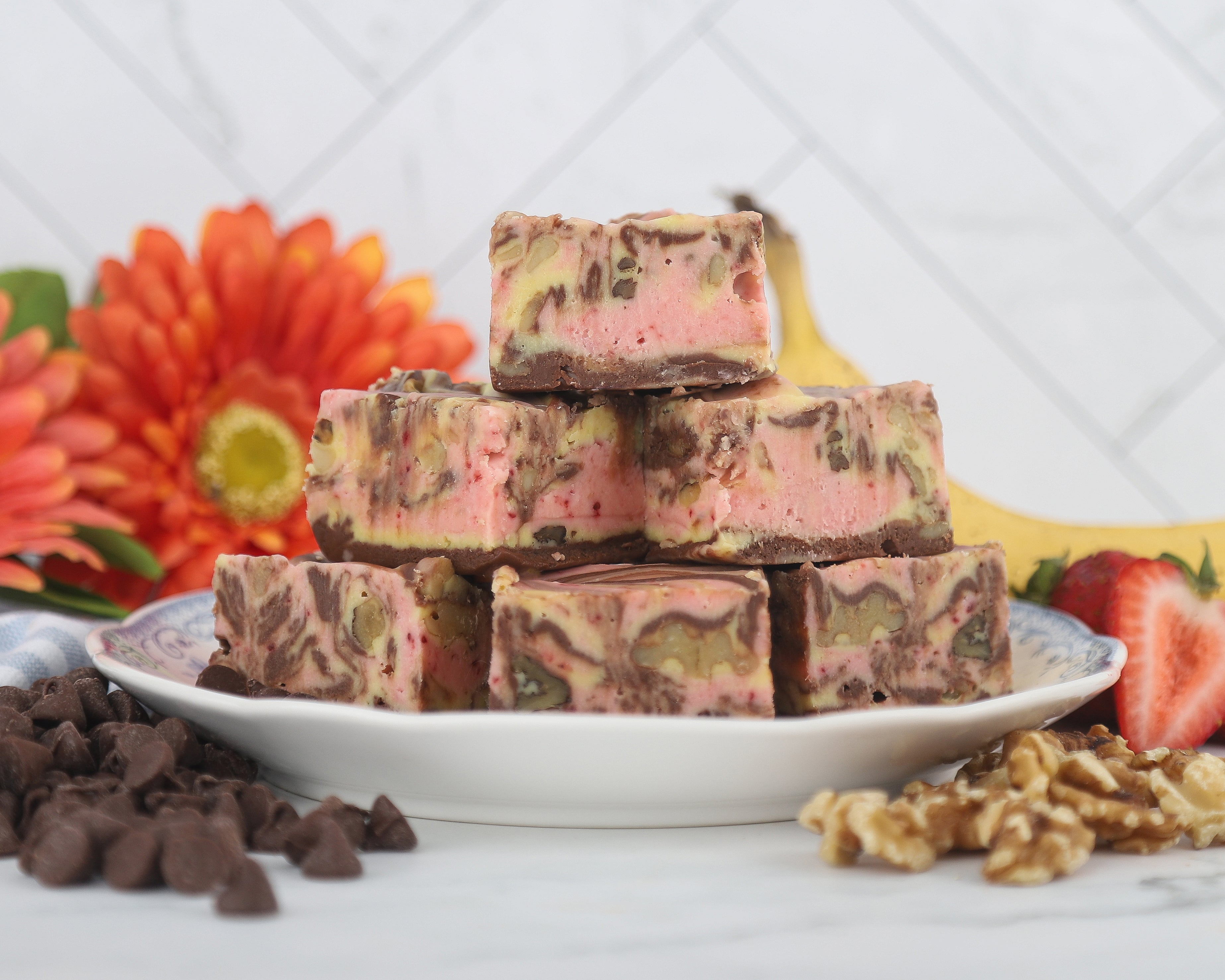 Banana Split Fudge