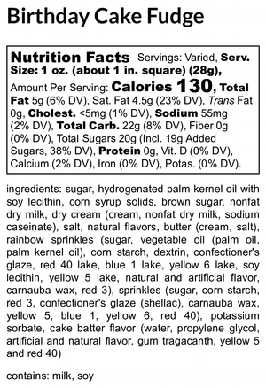 Birthday Cake Fudge extra image