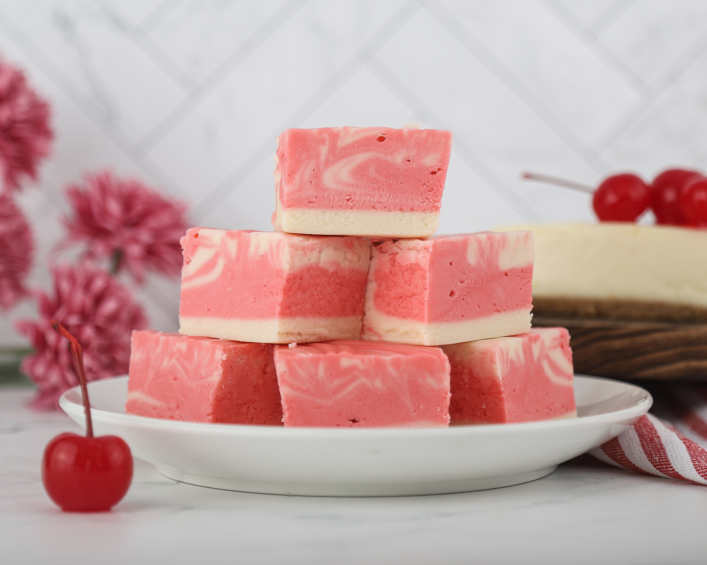 Cherry Cheesecake Fudge
