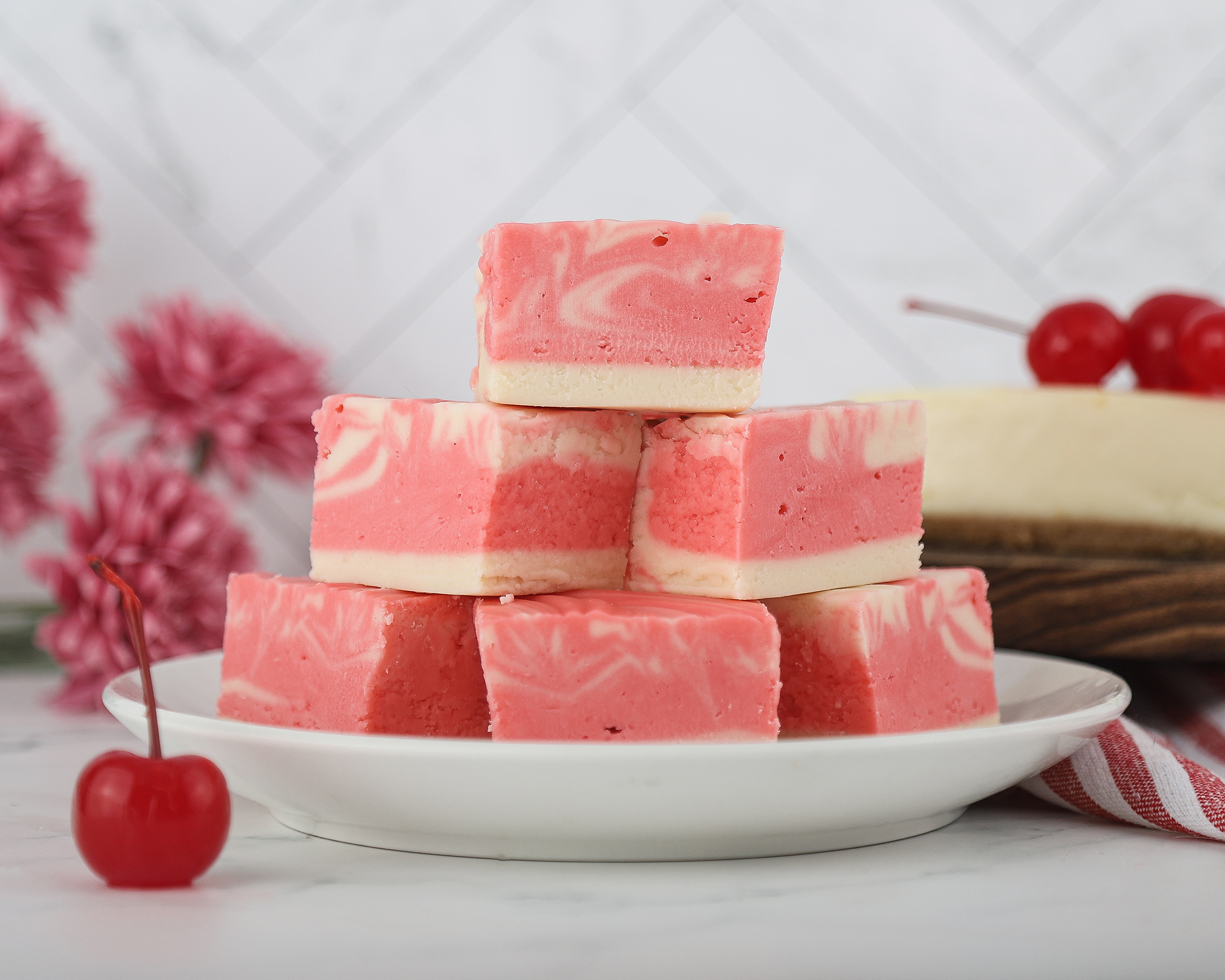 Cherry Cheesecake Fudge