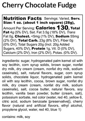 Cherry Chocolate Swirl Fudge extra image