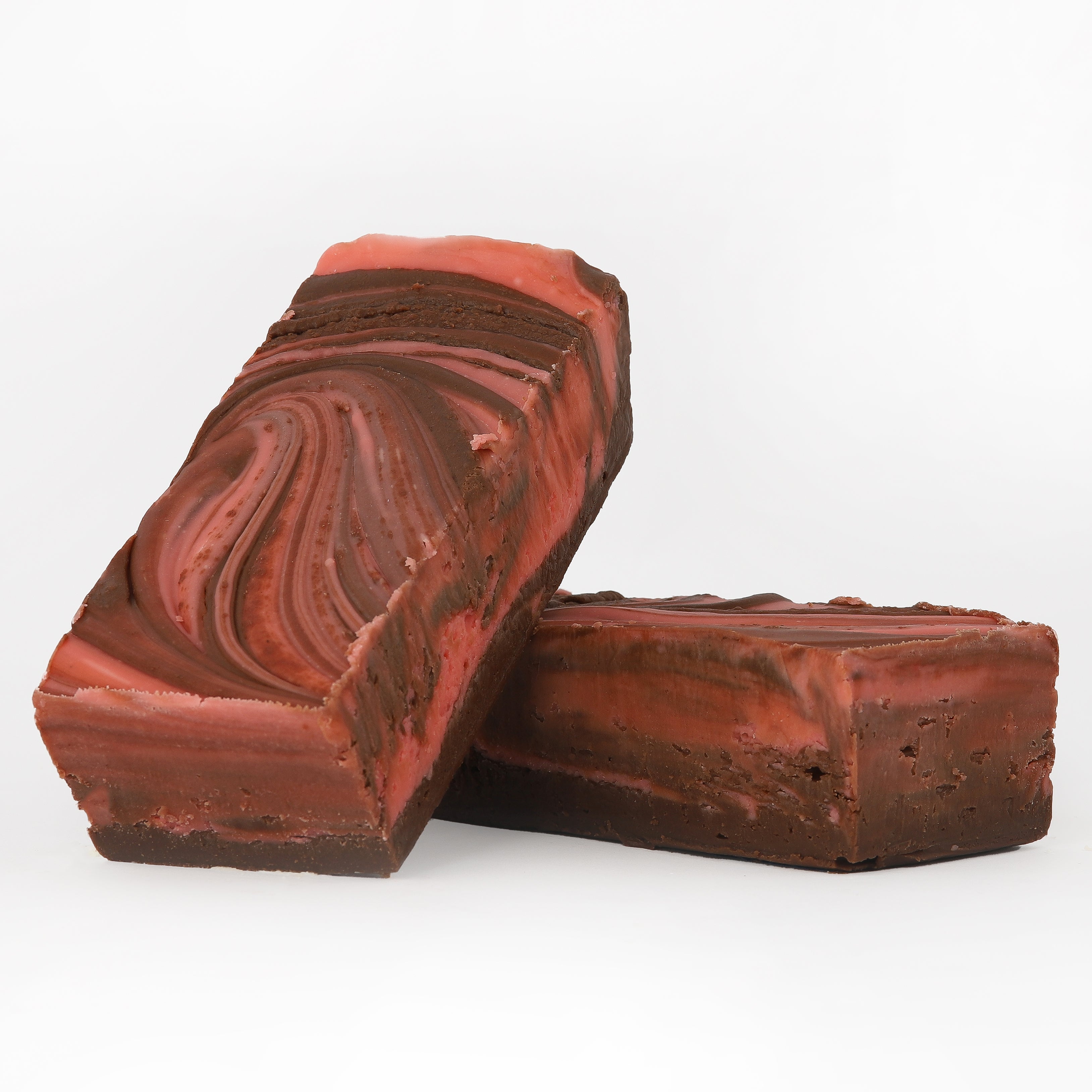 Cherry Chocolate Swirl Fudge