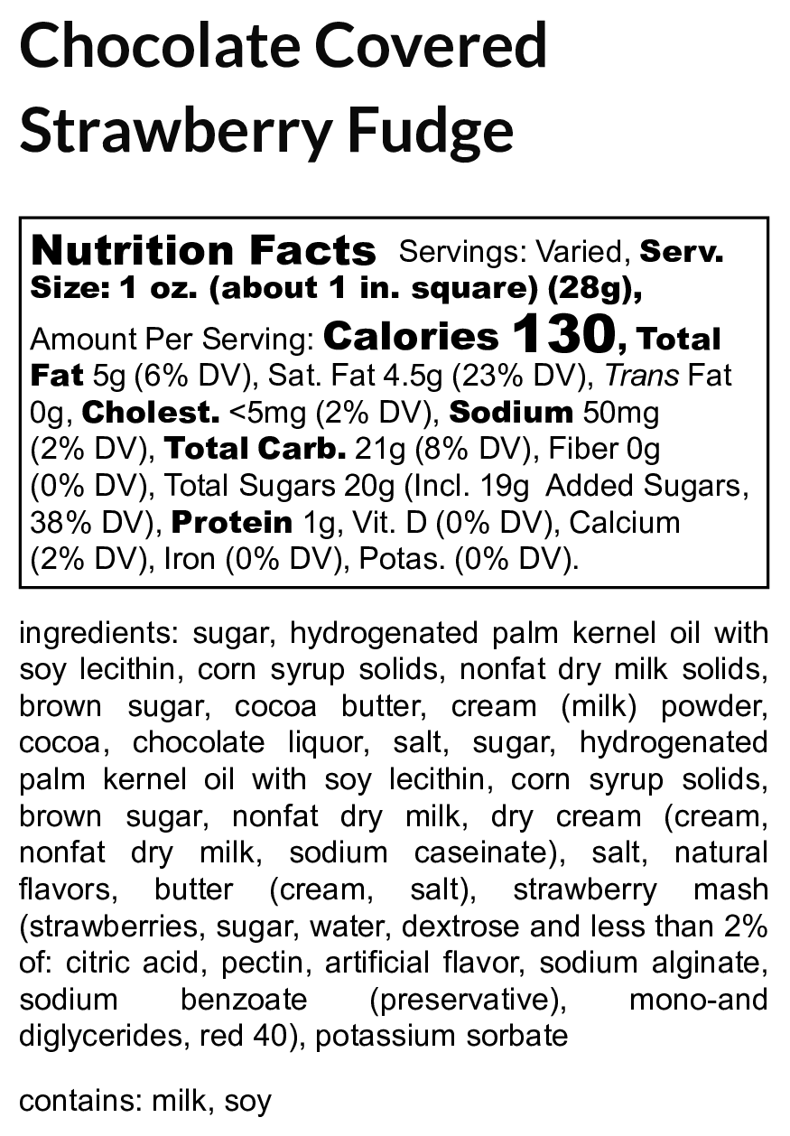 Chocolate Covered Strawberry Fudge