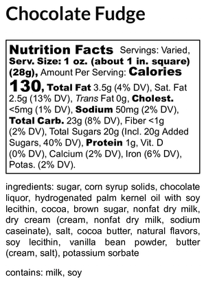 Chocolate Fudge extra image