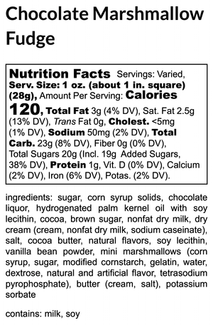 Chocolate Marshmallow Fudge extra image
