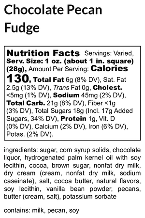 Chocolate Pecan Fudge extra image