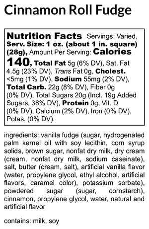 Cinnamon Roll Fudge extra image