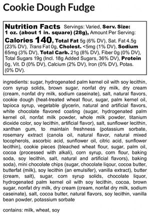 Cookie Dough Fudge extra image