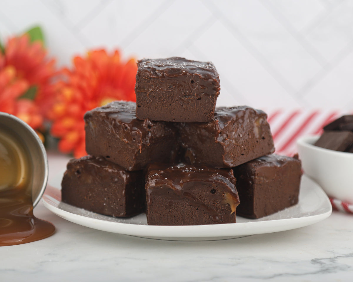 Dark Chocolate Sea Salt Caramel Fudge – Uncle Butch's Fudge