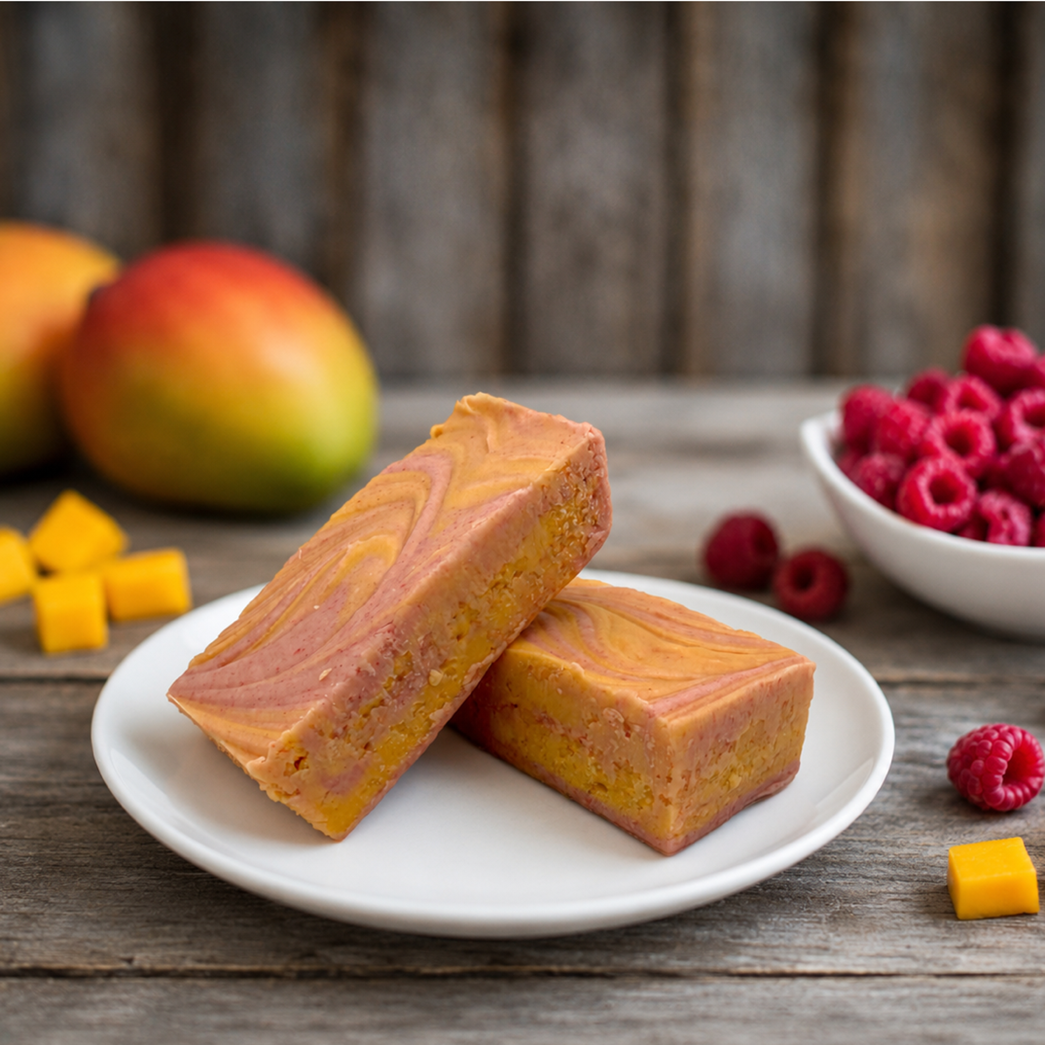 Mango Raspberry Fudge