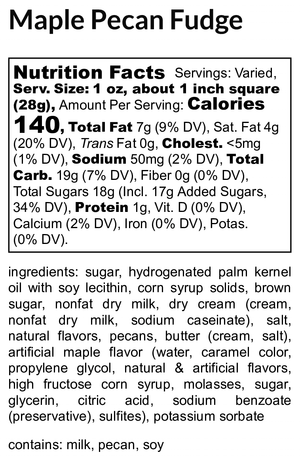 Maple Pecan Fudge extra image