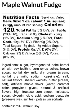 Maple Walnut Fudge extra image