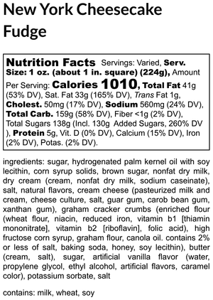 New York Cheesecake Fudge extra image