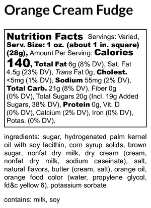 Orange Cream Fudge extra image