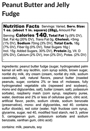 Peanut Butter and Jelly Fudge extra image