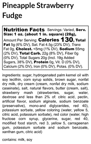 Pineapple Strawberry Fudge extra image