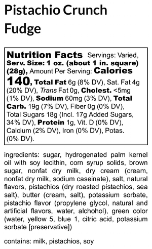 Pistachio Crunch Fudge extra image