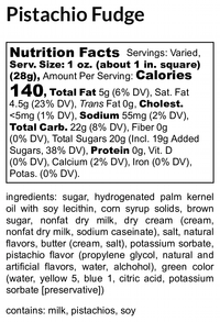 Pistachio Fudge