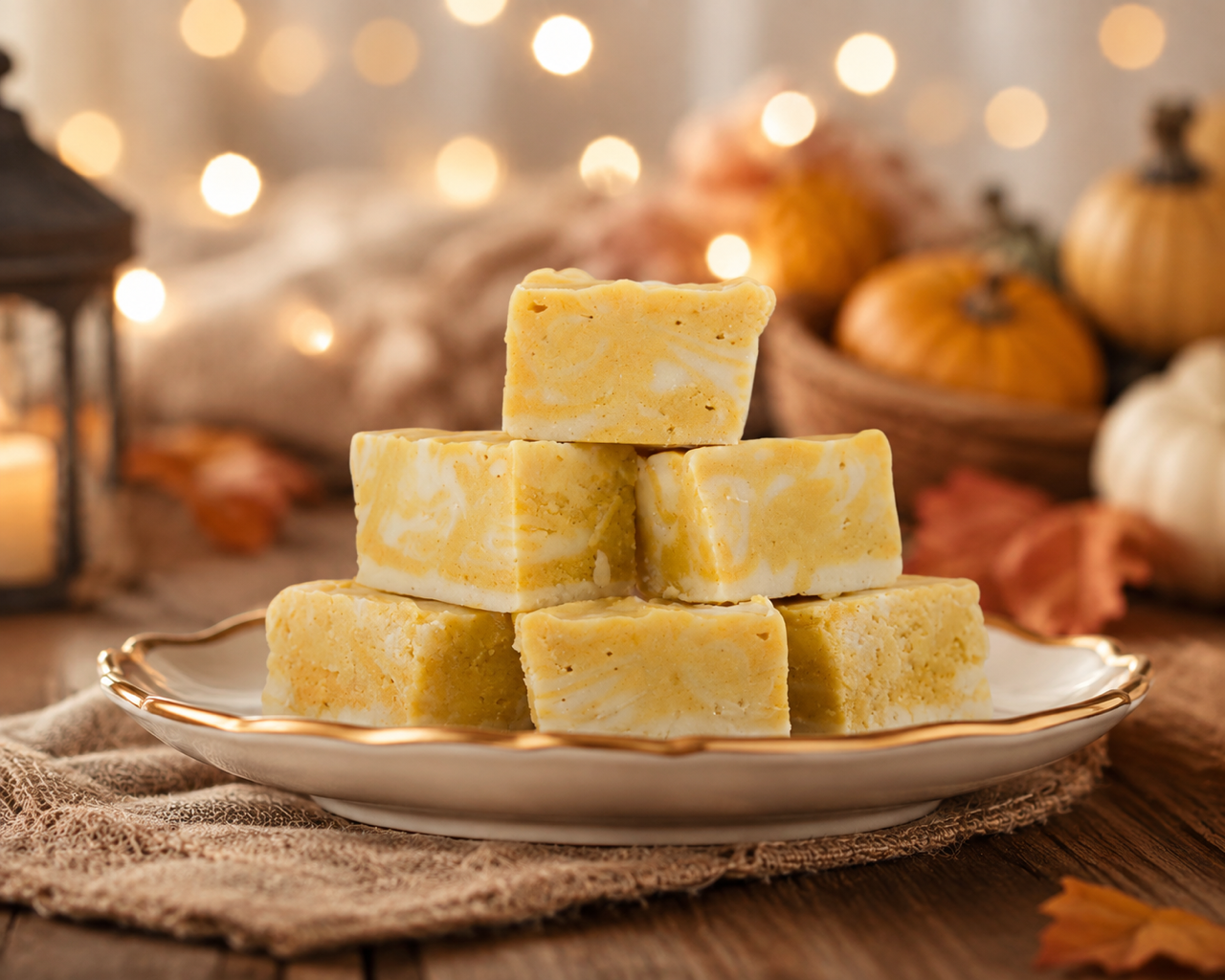Pumpkin Cheesecake Fudge