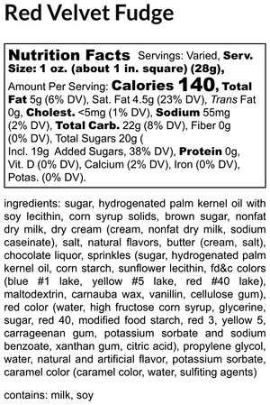 Red Velvet Fudge extra image