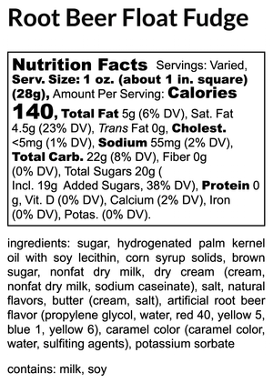 Root Beer Float Fudge extra image