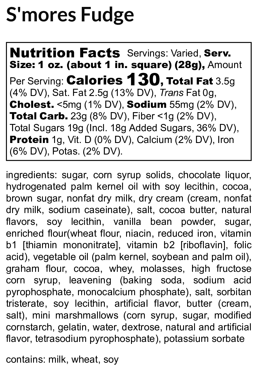 S'mores Fudge