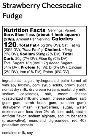 Strawberry Cheesecake Fudge extra image