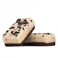 White Chocolate Peppermint Cheesecake Fudge
