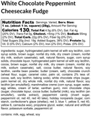 White Chocolate Peppermint Cheesecake Fudge