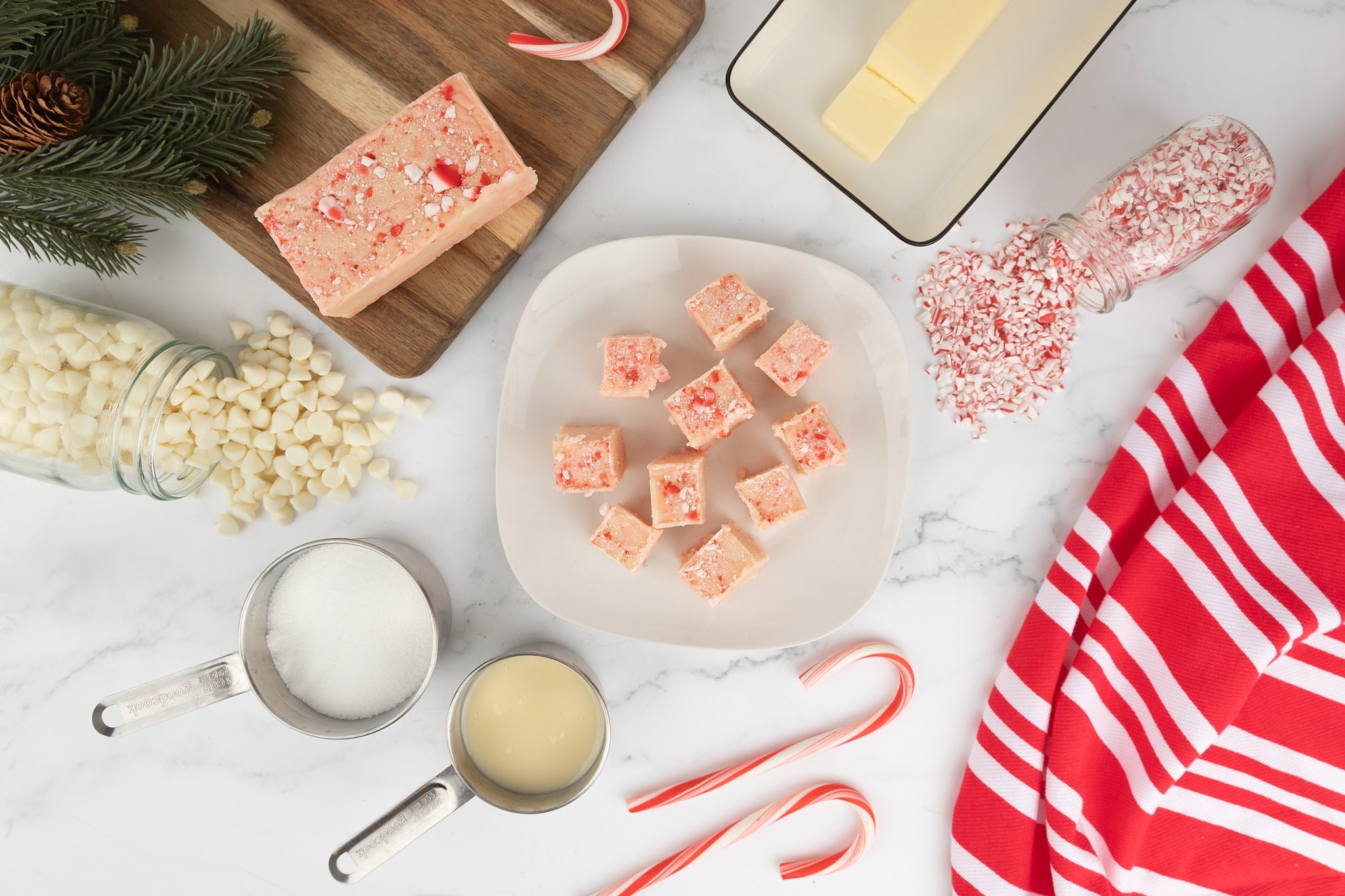 Candy Cane Fudge