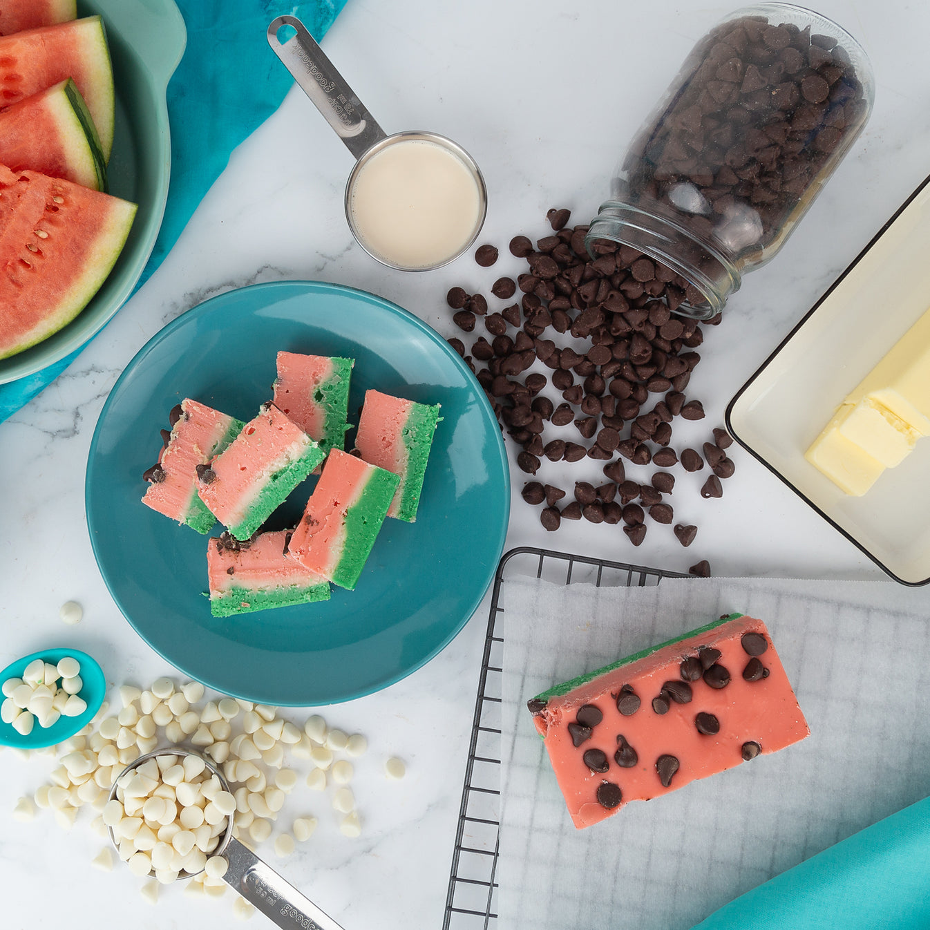 Watermelon Fudge Uncle Butch's Fudge